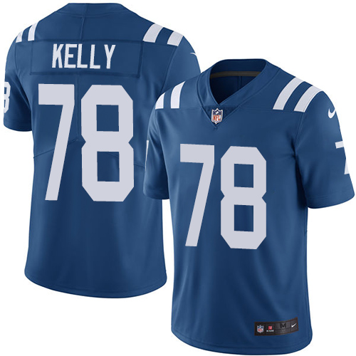 Indianapolis Colts #78 Limited Ryan Kelly Royal Blue Nike NFL Home Youth Vapor Untouchable jerseys